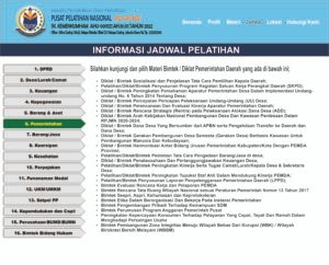 Info JADWAL PELATIHAN